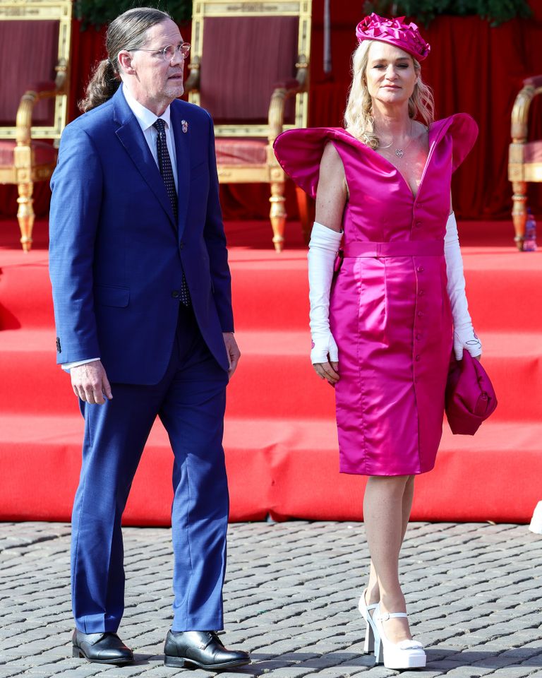 James O'Hare and Princess Delphine of Belgium at National Day on July 21, 2026Credit: Andreas Rentz/Getty