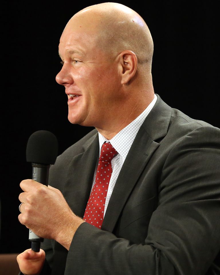 Former Major League Baseball Player Jim Abbott speaks during the 2015 Sports Diversity & Inclusion Symposium at Citi Field on Wednesday, September 30, 2015 in the Queens borough of New York City. Jim Abbott speaking during the 2015 Sports Diversity & Inclusion SymposiumCredit: Alex Trautwig/MLB via Getty