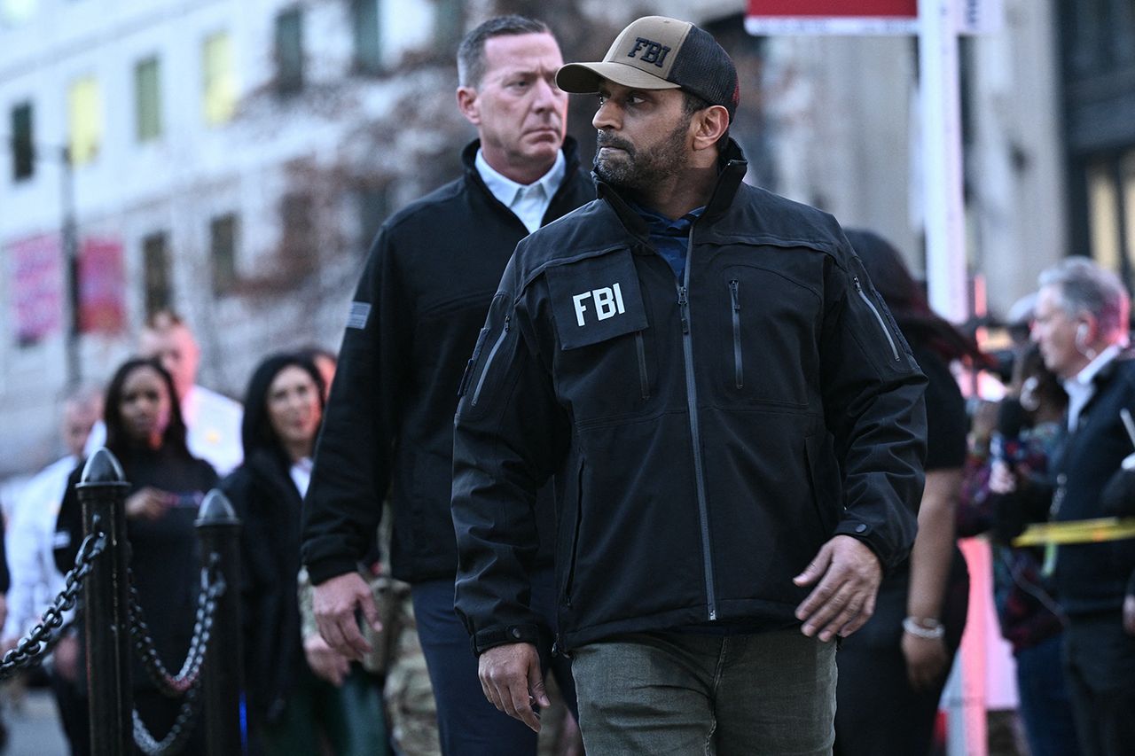 FBI Director Kash Patel arrives to speak at a press conference after a shooting in downtown Washington, on November 26, 2025Credit: SMIALOWSKI / AFP via Getty