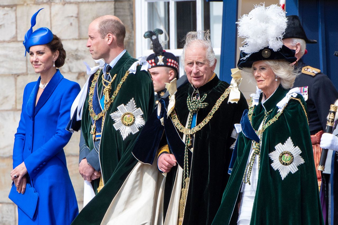 The Prince and Princess of Wales alongside King Charles and Queen Camilla in 2023.Credit: Lesley Martin - Pool/Getty