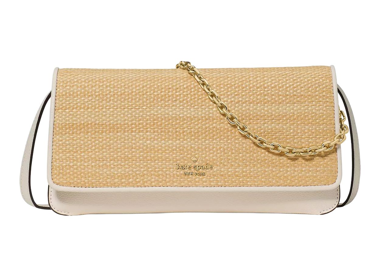 Kate Spade Outlet Ivy Straw Crossbody Bag Credit: Kate Spade Outlet
