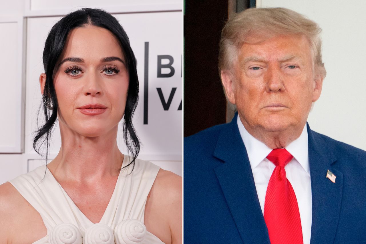 Katy Perry in June 2026; President Donald Trump in July 2026Credit: Stephanie Augello/Variety via Getty