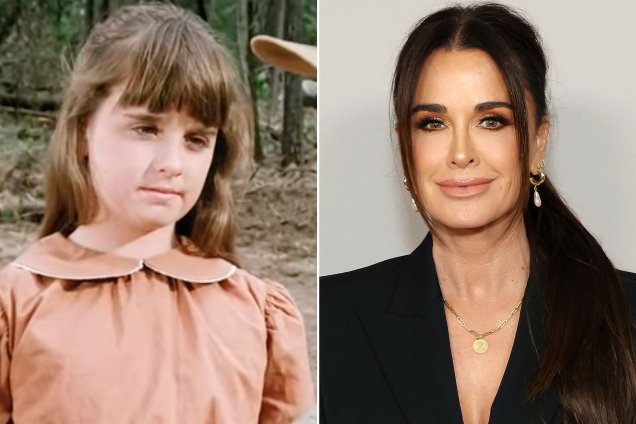 Kyle Richards as Alicia Sanderson Edwards in 'Little House on the Prairie'. ; Kyle Richards attends 2023 Variety's Women Of Reality TV on November 29, 2023 in Beverly Hills, California. Kyle RichardsCredit: NBC ; Monica Schipper/Getty