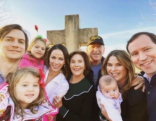 Laura & George Bush grandparents gallery Credit: Jenna Bush Hager/Instagram