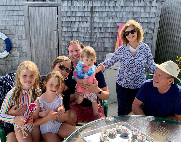 Laura & George Bush grandparents gallery Credit: Jenna Bush Hager/Instagram