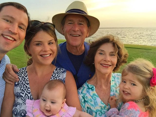Laura & George Bush grandparents gallery Credit: Laura Bush/Instagram