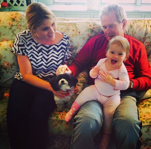 Laura & George Bush grandparents gallery Credit: Laura Bush/Instagram