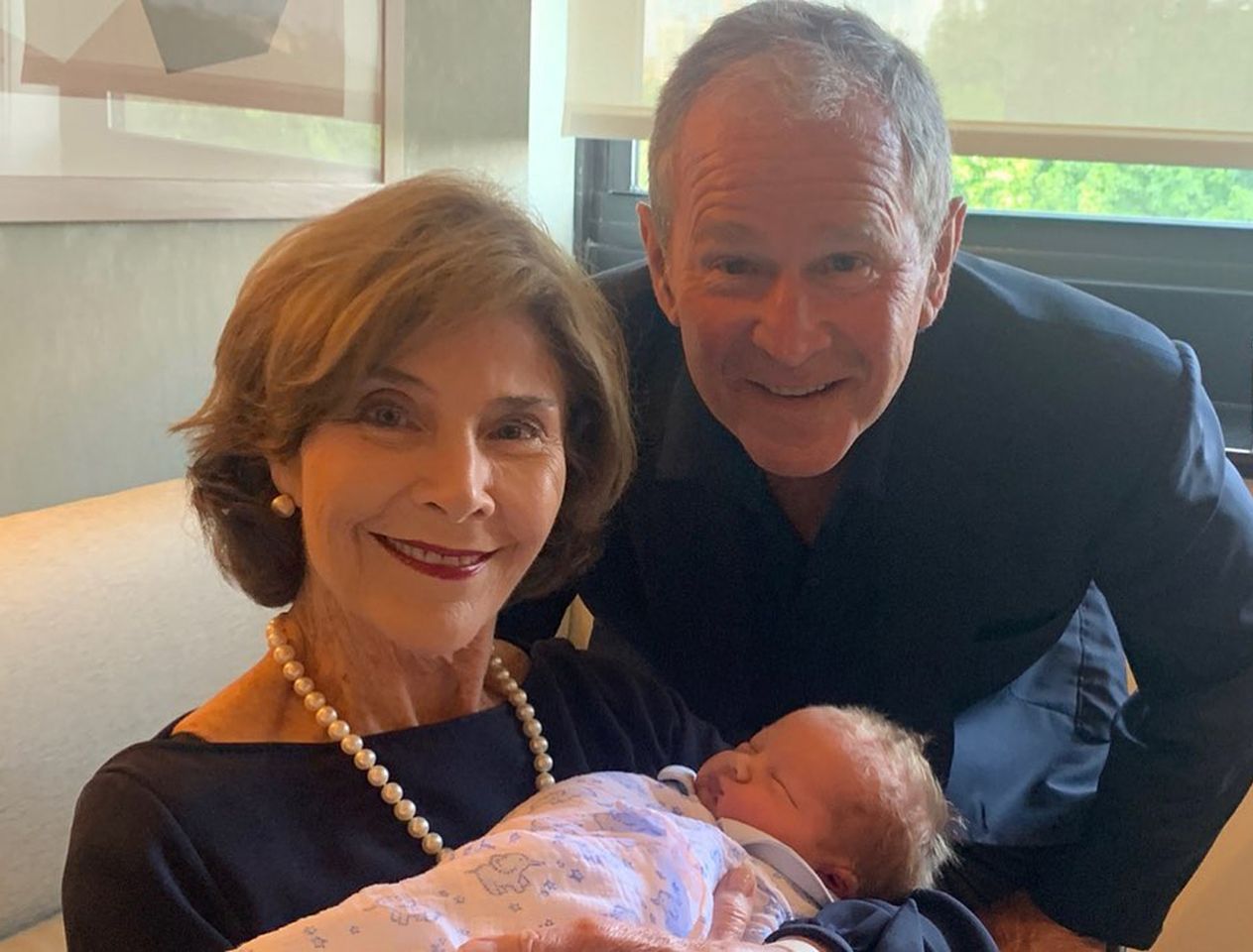 Laura & George Bush grandparents gallery Credit: Laura Bush/Instagram