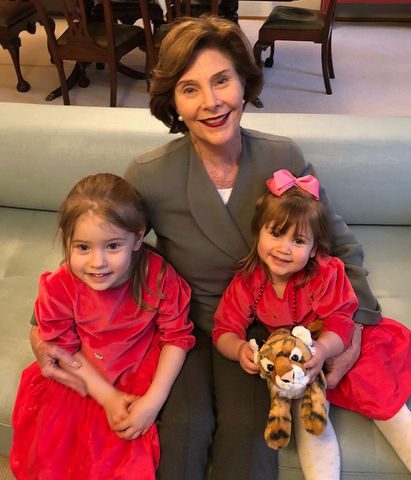 Laura & George Bush grandparents gallery Credit: Laura Bush/Instagram