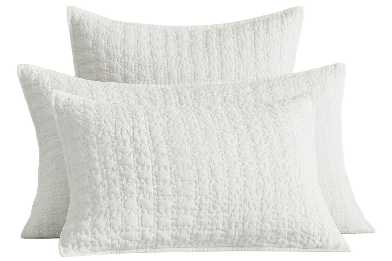 Linen Garment Wash Quilt, Sea Glass, Full/Queen Credit: Pottery Barn