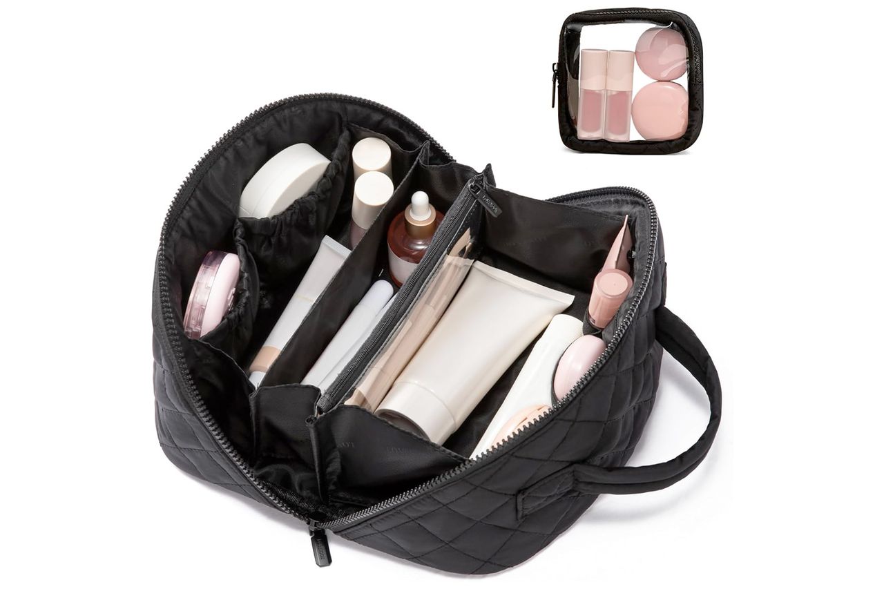 LOVEVOOK Travel Makeup Bag Credit: Amazon