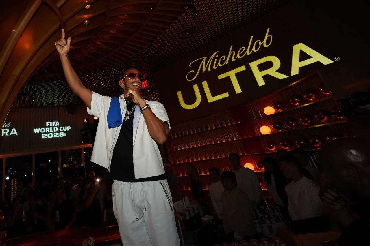 Ludacris Ludacris performs at Michelob ULTRA Pitchside ClubCredit: Michelob ULTRA