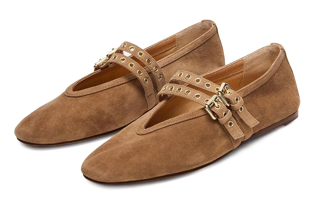 LUXMAX Suede Mary Jane Flats Credit: Amazon