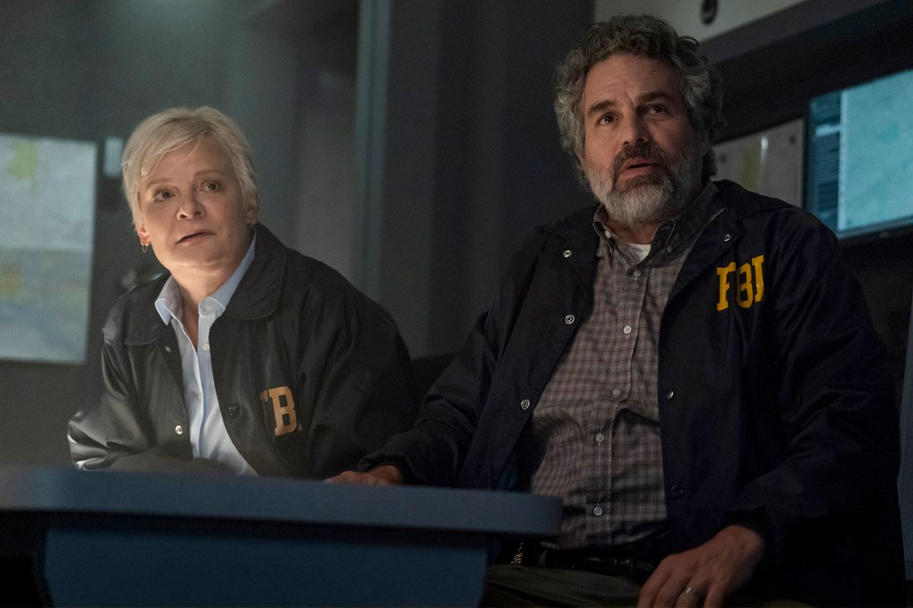 Martha Plimpton and Mark Ruffalo in Task. Martha Plimpton and Mark Ruffalo in ‘Task’ season 1Credit: Peter Kramer/HBO