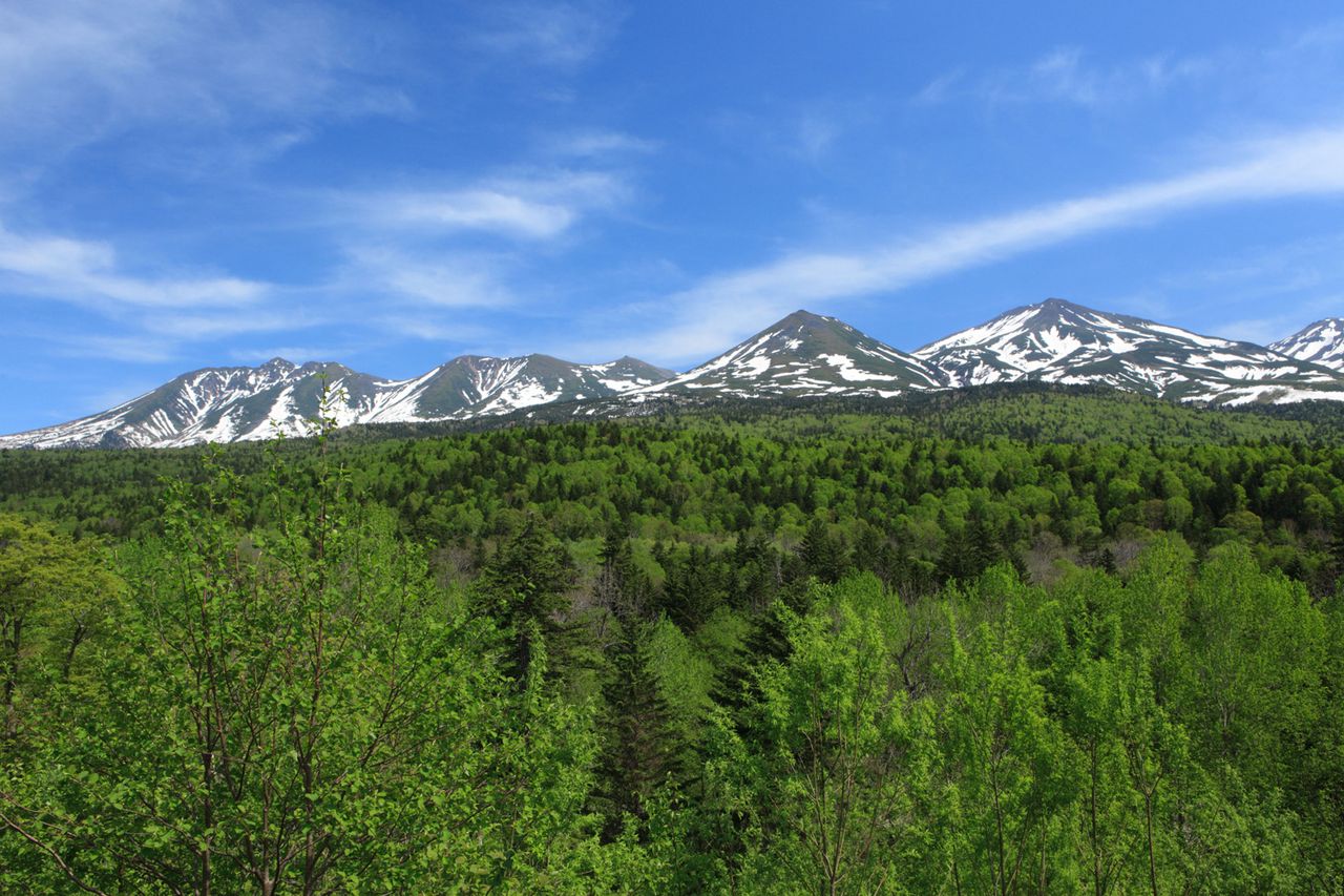A stock photo of mountains in Hokkaido, JapanCredit: Alamy