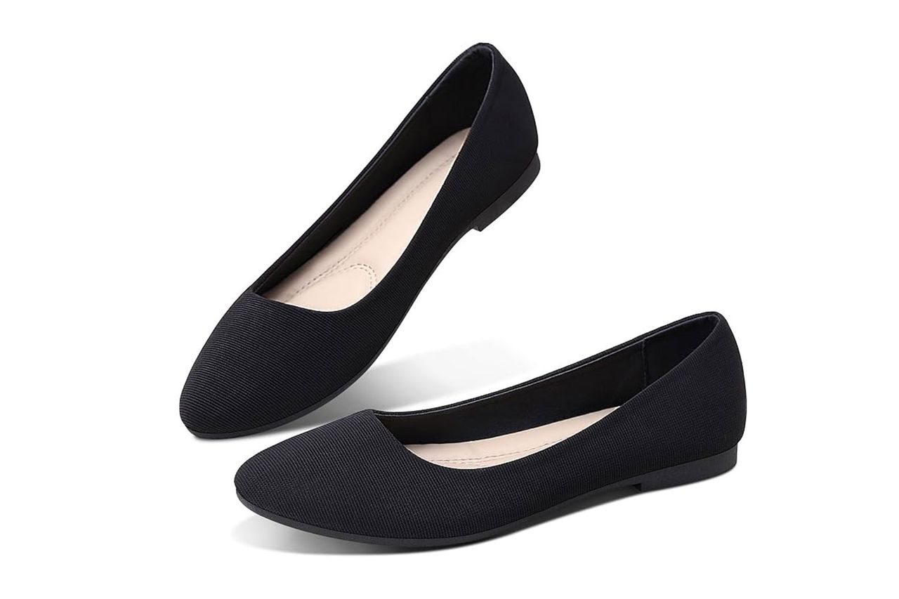 Obtaom Round Toe Flat Shoes Credit: Amazon