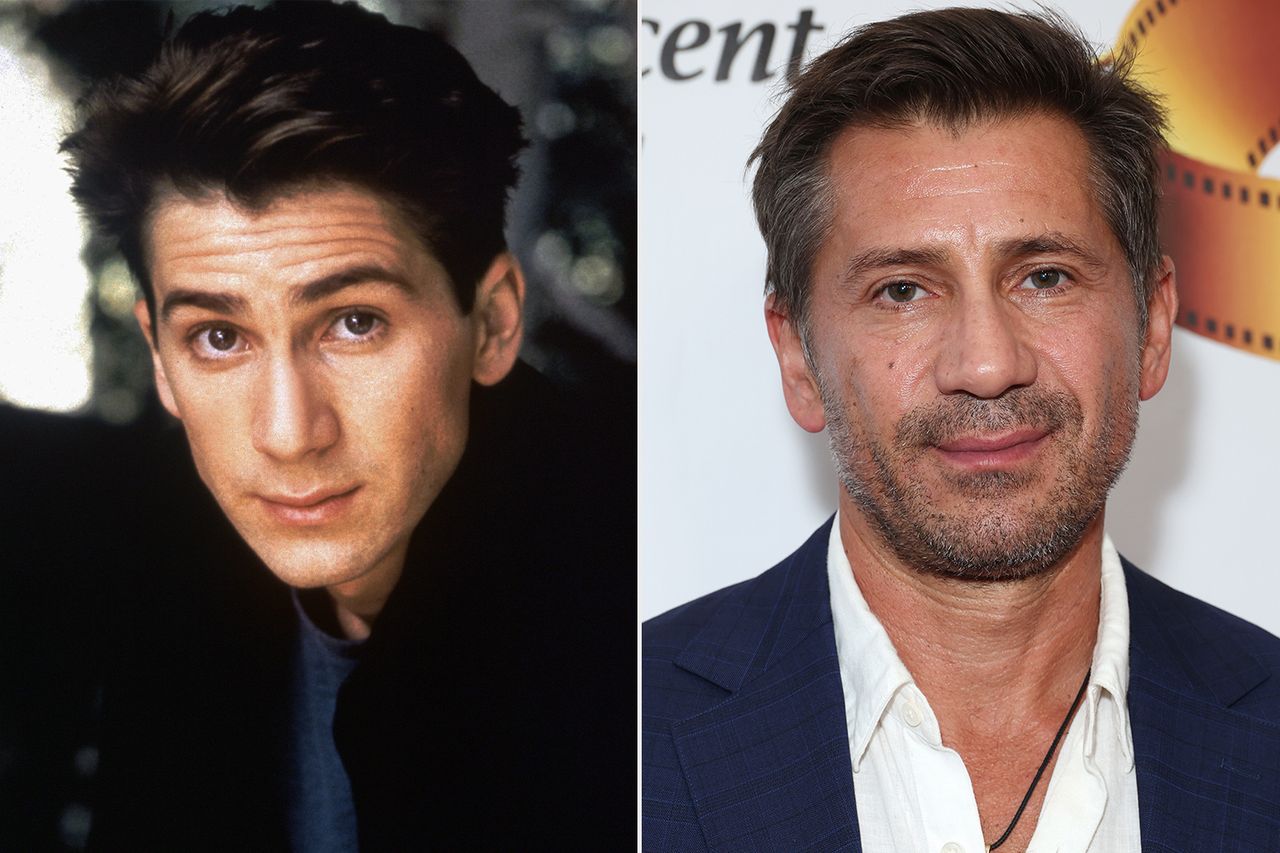 From left: Michael A. Goorjian as Justin Thompson on ‘Party of Five’; Michael A. Goorjian attends the 27th ARPA International Film Festival Awards in L.A. on Oct. 27, 2024Credit: © Columbia Pictures Television / Courtesy Everett Collection ; JC Olivera/Getty