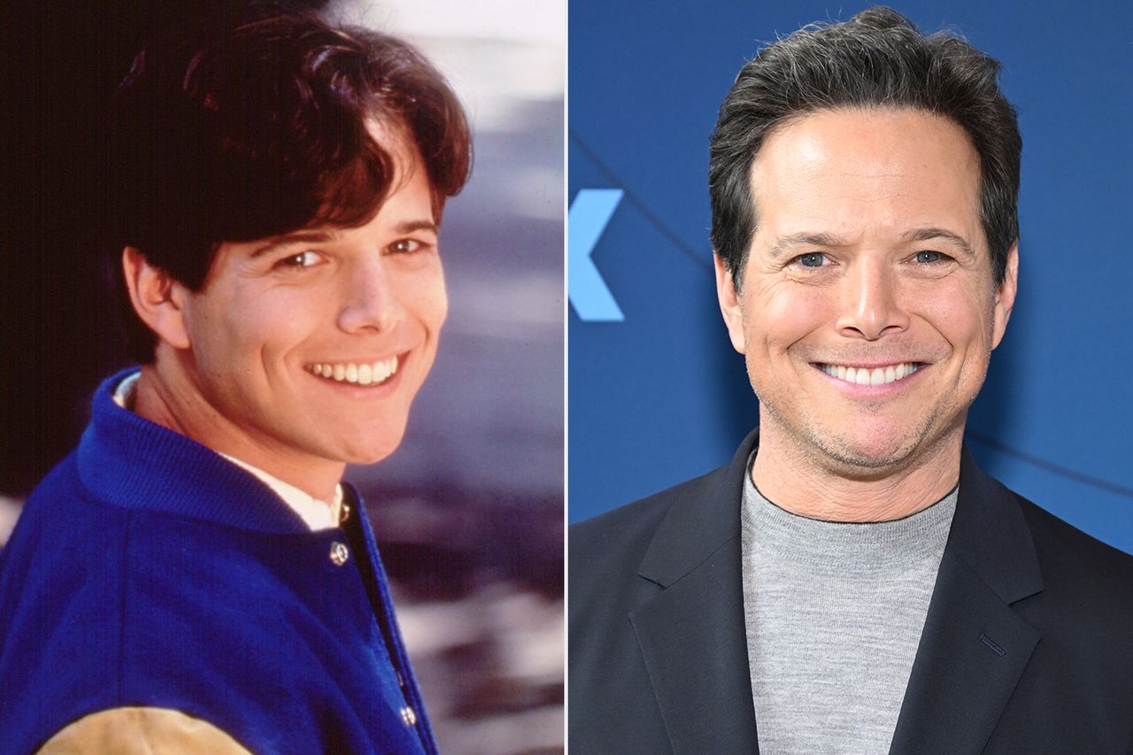 From left: Scott Wolf as Bailey Salinger on ‘Party of Five’; Scott Wolf attends the Fox winter press junket in Los Angeles on Dec. 5, 2024Credit: Moviestore Collection Ltd / Alamy ; Michael Tullberg/Getty
