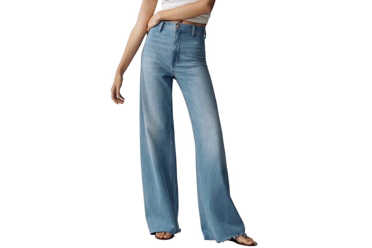 Pistola Penny High-Rise Wide-Leg Jeans Credit: Anthropologie