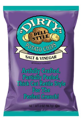Bag of Dirty brand salt vinegar potato chips 2.0 oz bag of Dirty brand salt vinegar potato chipsCredit: FDA