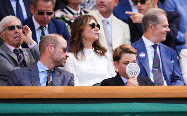 Prince William and Prince George at Wimbledon on July 12, 2026Credit: ike Egerton/PA Images via Getty