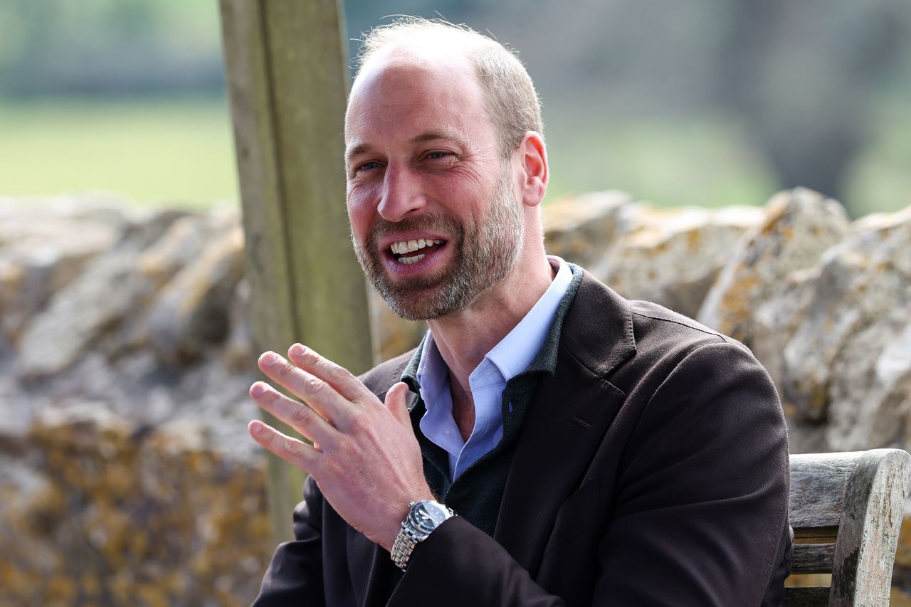 Prince William speaks with farmers during an event for the Duchy of Cornwall’s next generation of tenants on March 26, 2025Credit: Darren Staples - WPA Pool/Getty
