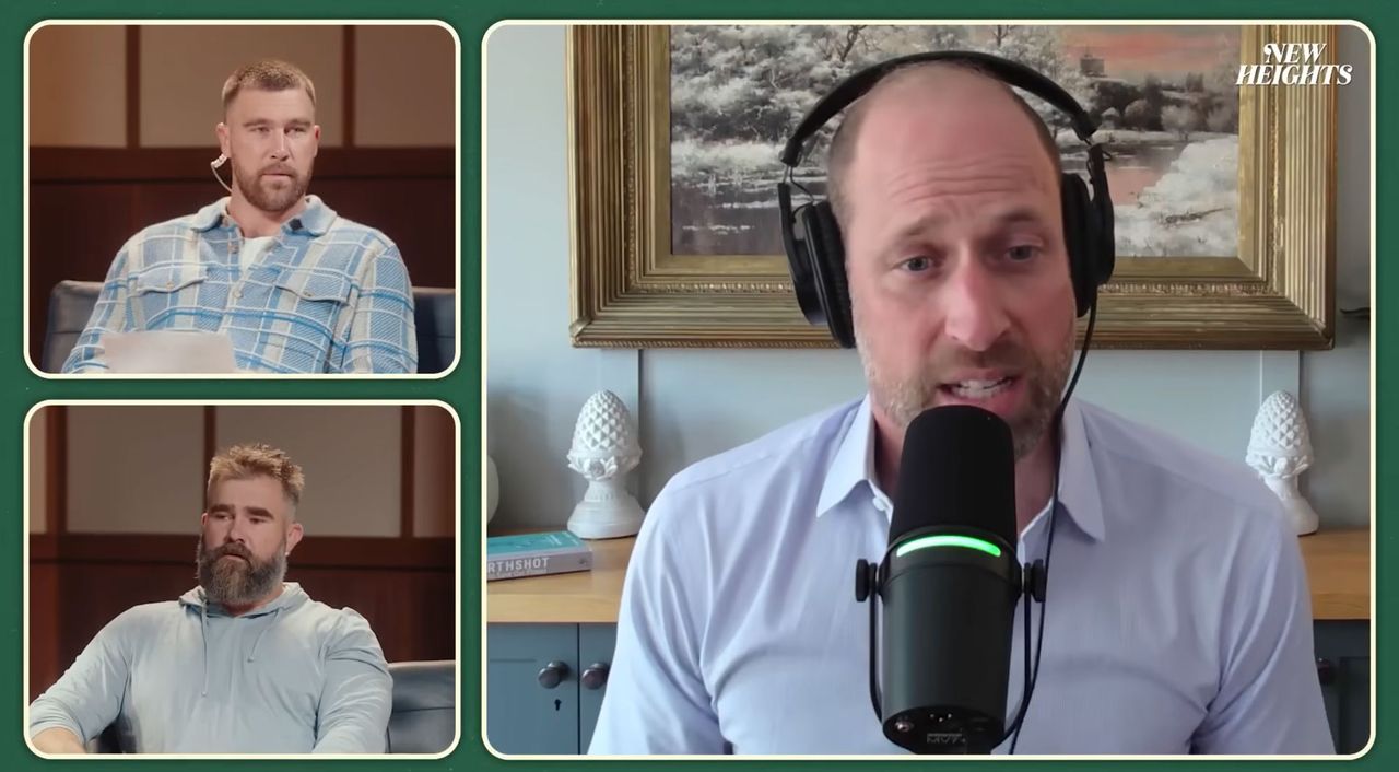 Prince William on New Heights podcast Prince William on New Heights podcastCredit: New Heights/YouTube