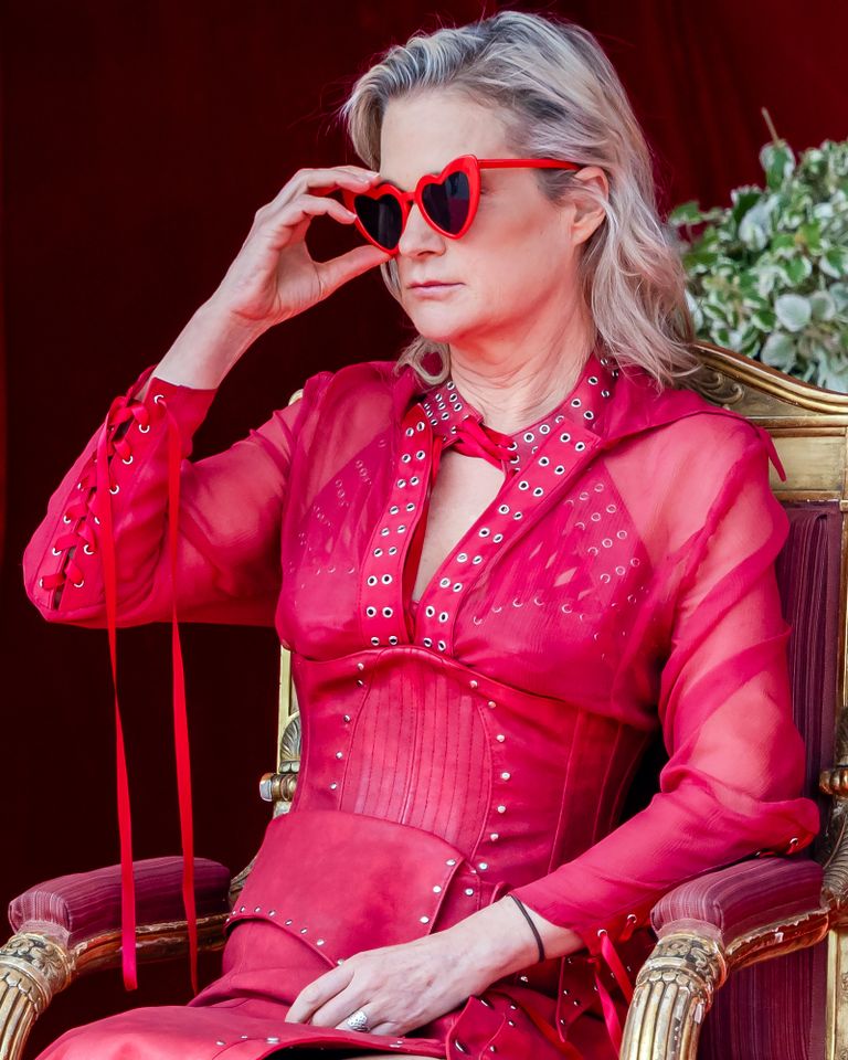 Princess Delphine of Belgium at National Day celebrations on July 21, 2025Credit: Geert Vanden Wijngaert/Getty