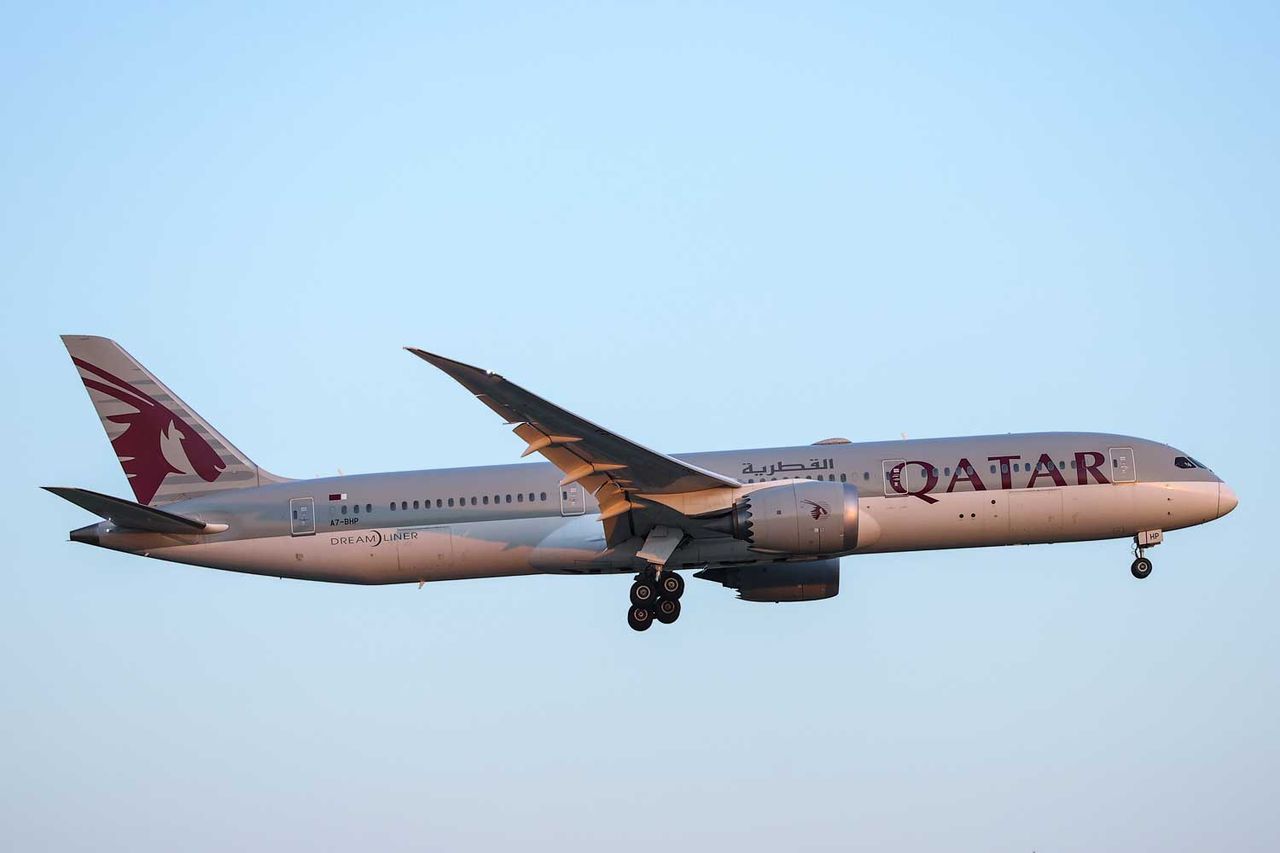 A Qatar Airways planeCredit: Xavier Bonilla/NurPhoto via Getty