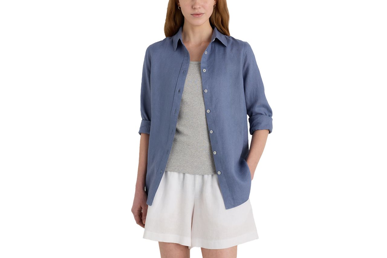 Quince 100% European Linen Long Sleeve Shirt Credit: Quince