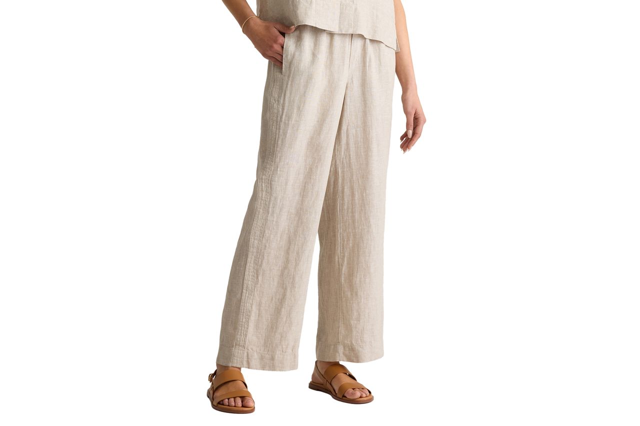 Quince 100% European Linen Wide Leg Pants Credit: Quince
