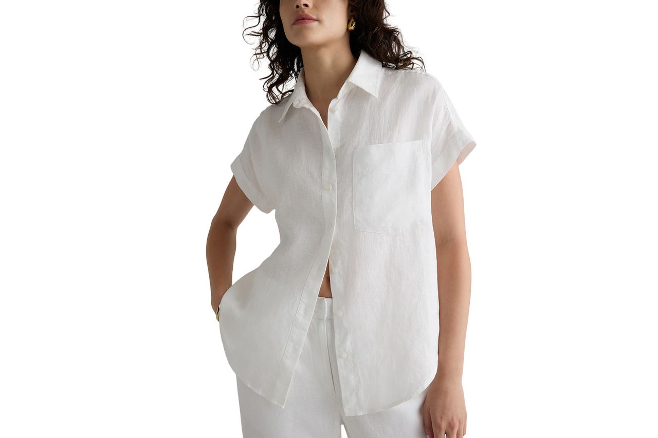 Quince 100% European Linen Camp Shirt Credit: Quince