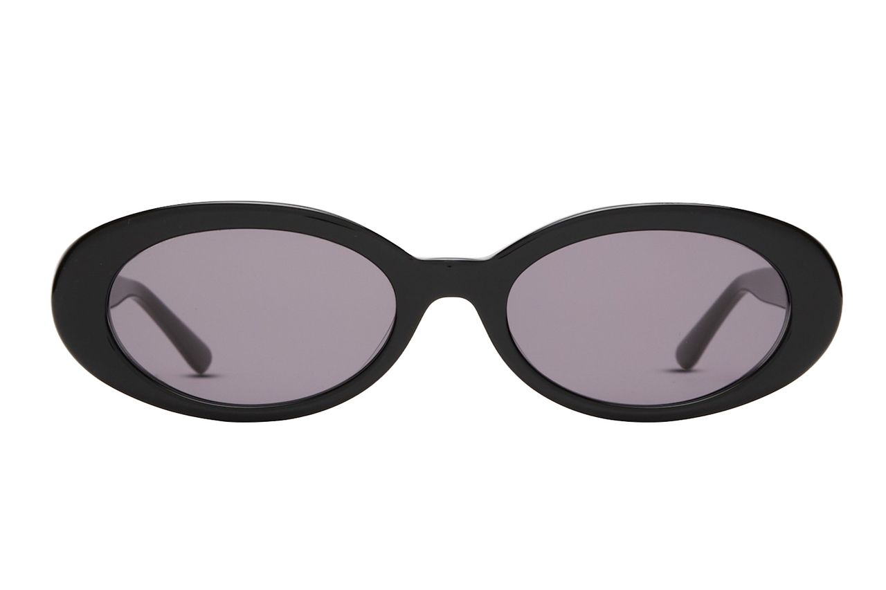 Bali Polarized Acetate Sunglasses Black with Grey lens Credit: Quince
