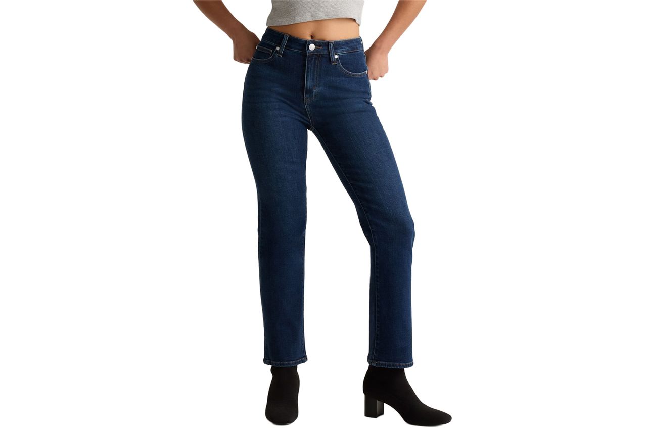 Bella Stretch Straight Jeans Credit: Quince