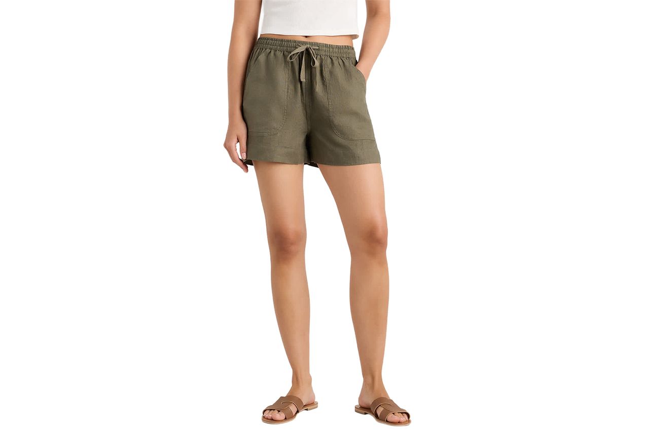 European Linen Shorts Credit: Quince