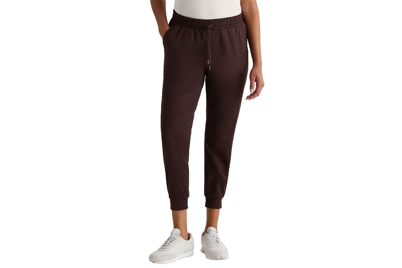 Flowknit Mid-Rise Joggers Credit: Quince