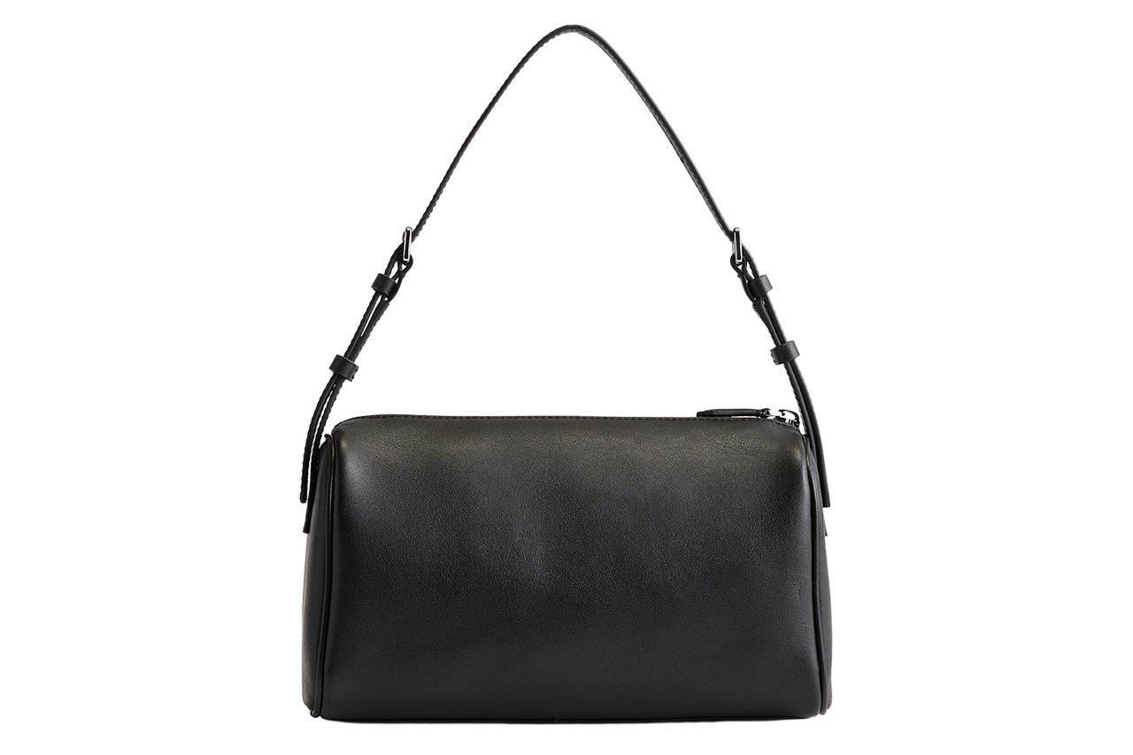 Quince Italian Leather Mini Barrel Shoulder Bag Credit: Quince