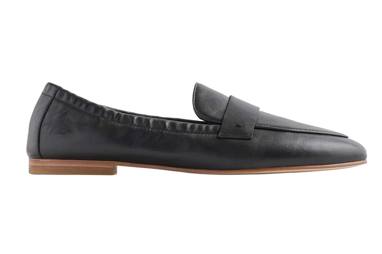 Italian Leather Soft Loafer Black Credit: Quince