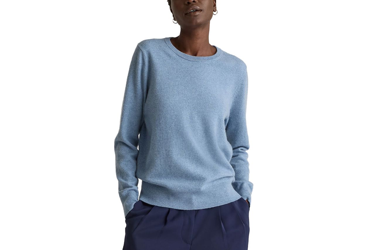Quince Mongolian Cashmere Crewneck Sweater Credit: Quince