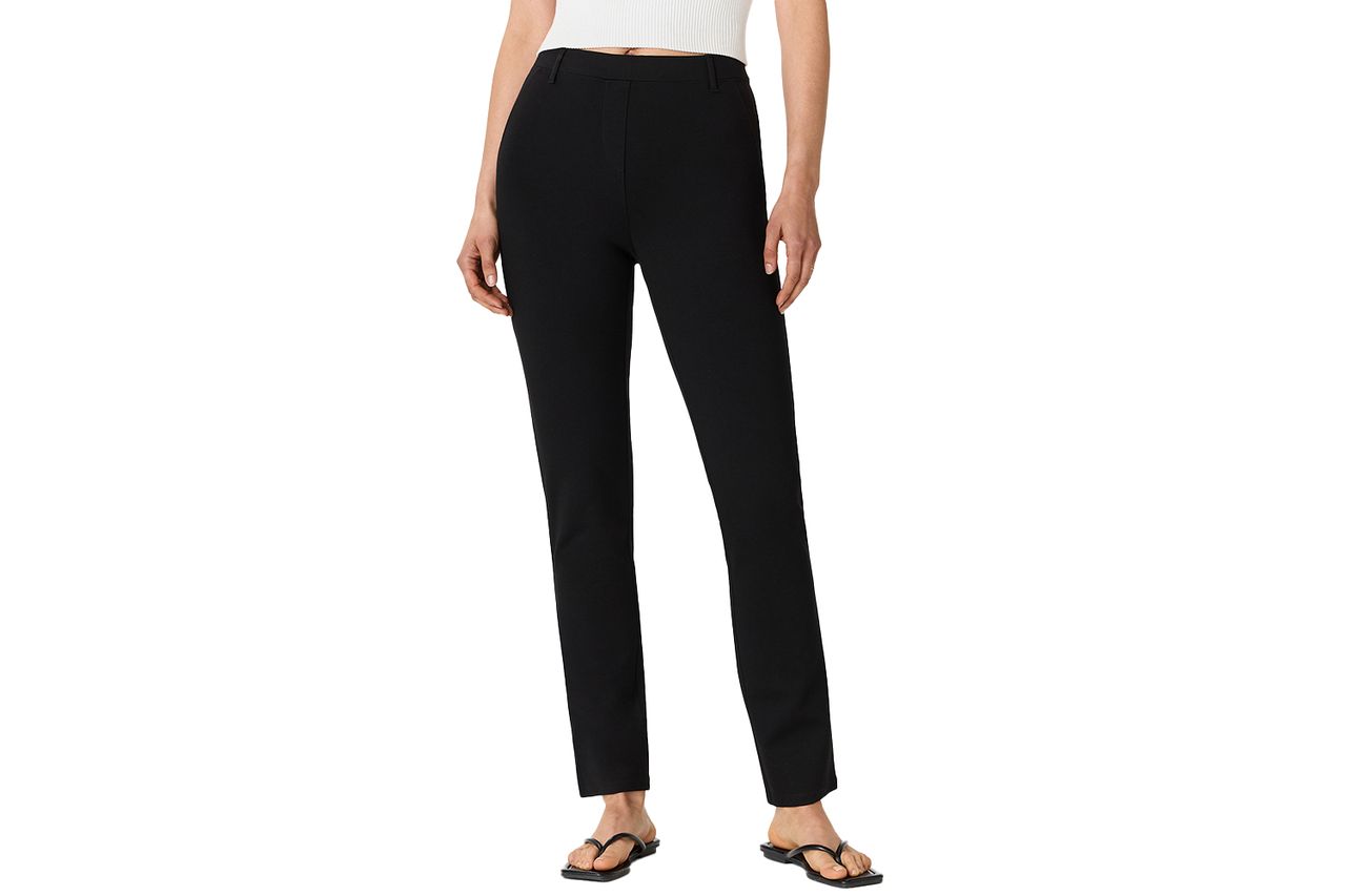 Ultra-Stretch Ponte Straight Leg Pants Credit: Quince