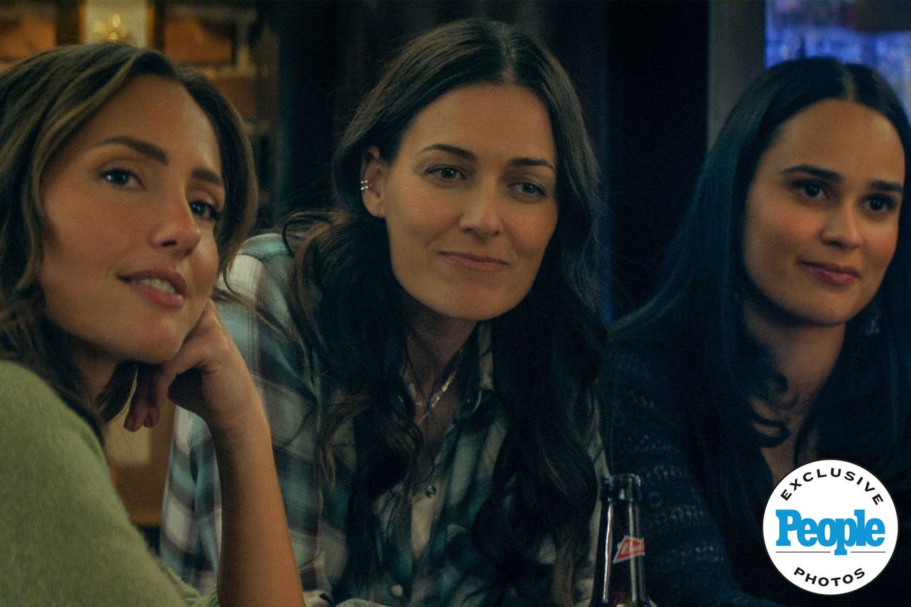 Minka Kelly as Quinn, Lauren Glazier as Angie O’Grady, and Marianly Tejada as Ellie in Episode 205 of Ransom Canyon Season 2.Credit: Courtesy of Netflix