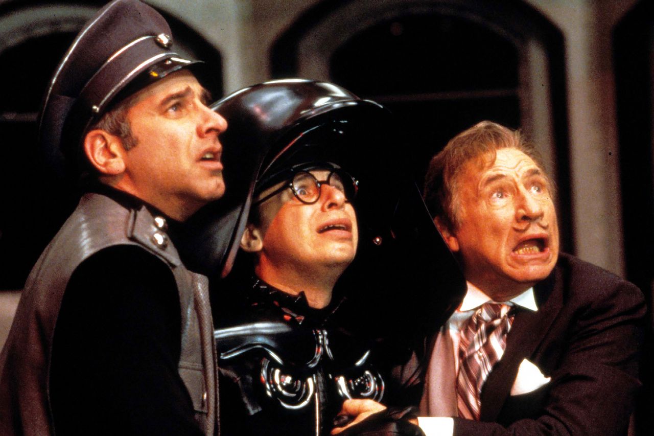 (L to R): George Wyner, Rick Moranis and Mel Brooks in ‘Spaceballs’Credit: Moviestore/Shutterstock