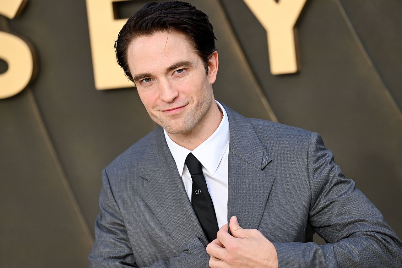 Robert Pattinson wearing a suit smiling while standing in front of a blurred background Robert Pattinson at the London premiere of ‘The Odyssey’ in July 2026.Credit: Zak Hussein/Getty
