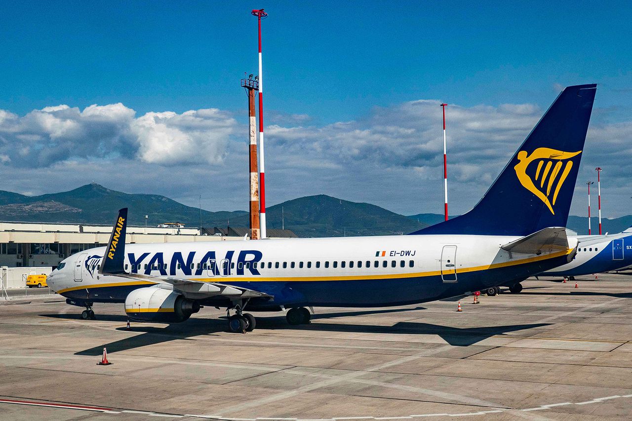 A Ryanair planeCredit: Nicolas Economou/NurPhoto/Shutterstock