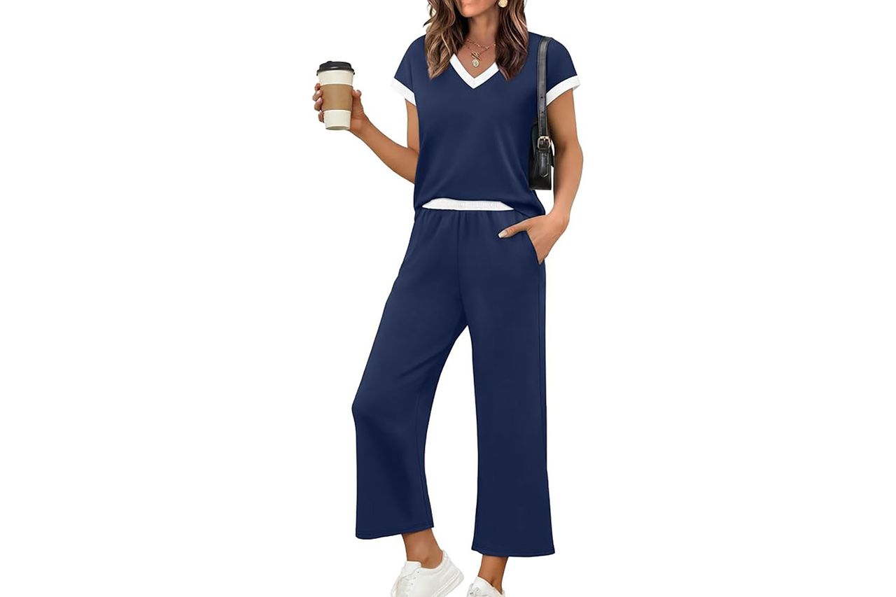 Sampeel Two Piece Sets for Women Lounge Sets Matching Sets Women Clothing Credit: Amazon