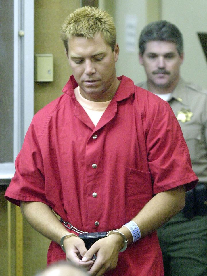 Scott Peterson at Stanislaus County Superior Court in 2003 Scott Peterson at Stanislaus County Superior Court in 2003.Credit: Ted Benson-Pool/Getty