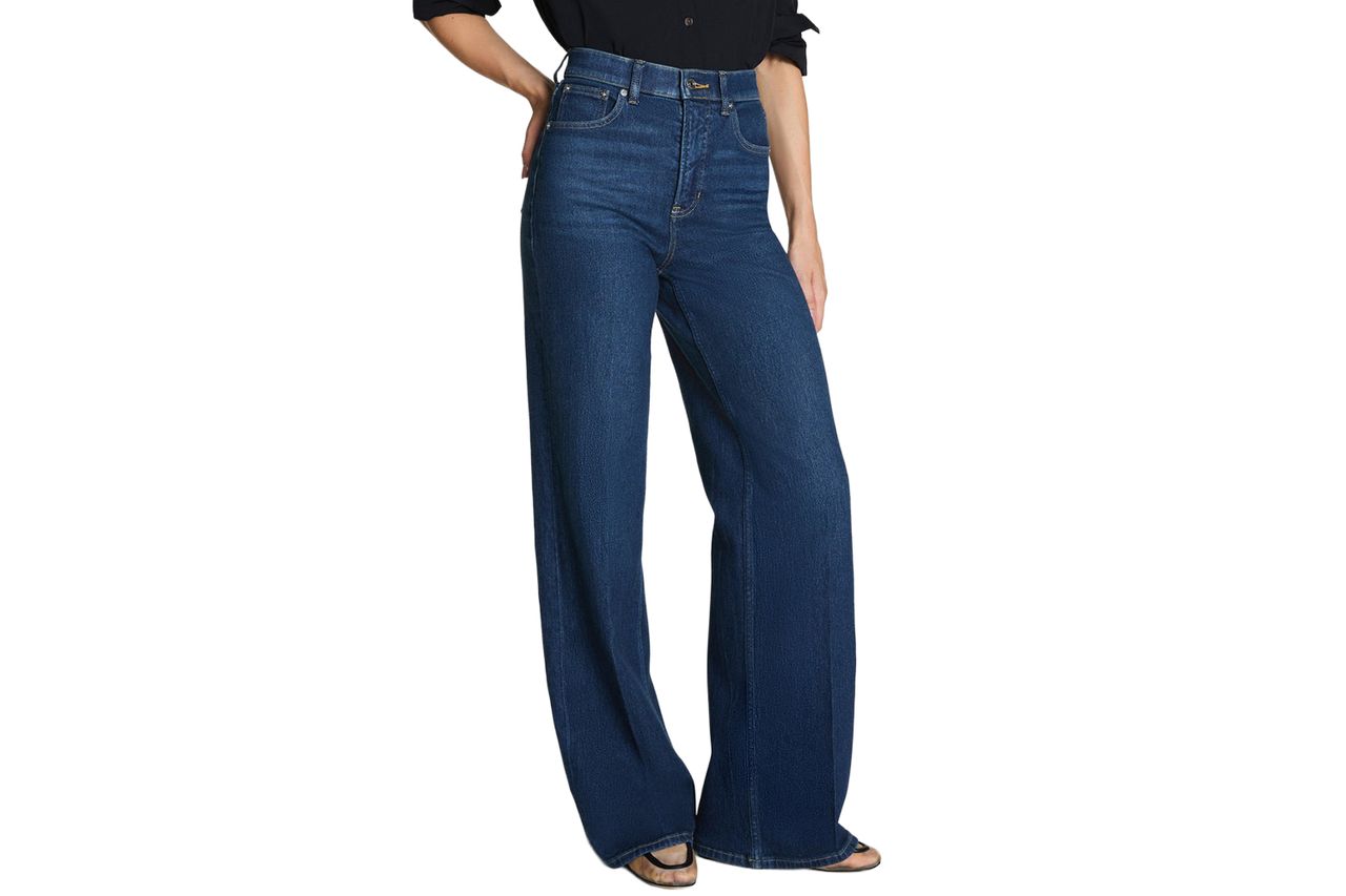 SPANXshape Authentic 360 Wide Leg Jeans Adriatic Blue Credit: Spanx