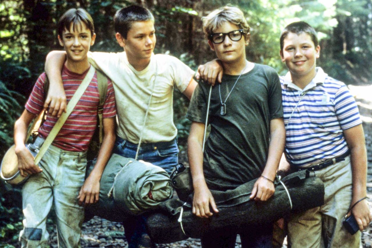 Wil Wheaton, River Phoenix, Corey Feldman, Jerry O'Connell (Left-right:) Wil Wheaton, River Phoenix, Corey Feldman and Jerry O’Connell on the set of ‘Stand by Me’Credit: Columbia/Kobal/Shutterstock