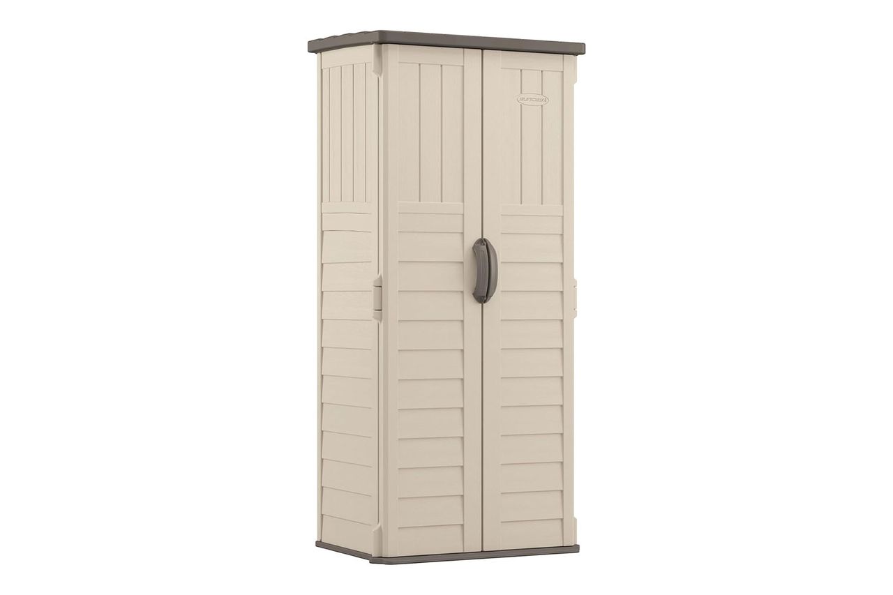 Amazon Suncast Vertical Outdoor Storage Shed Credit: Amazon
