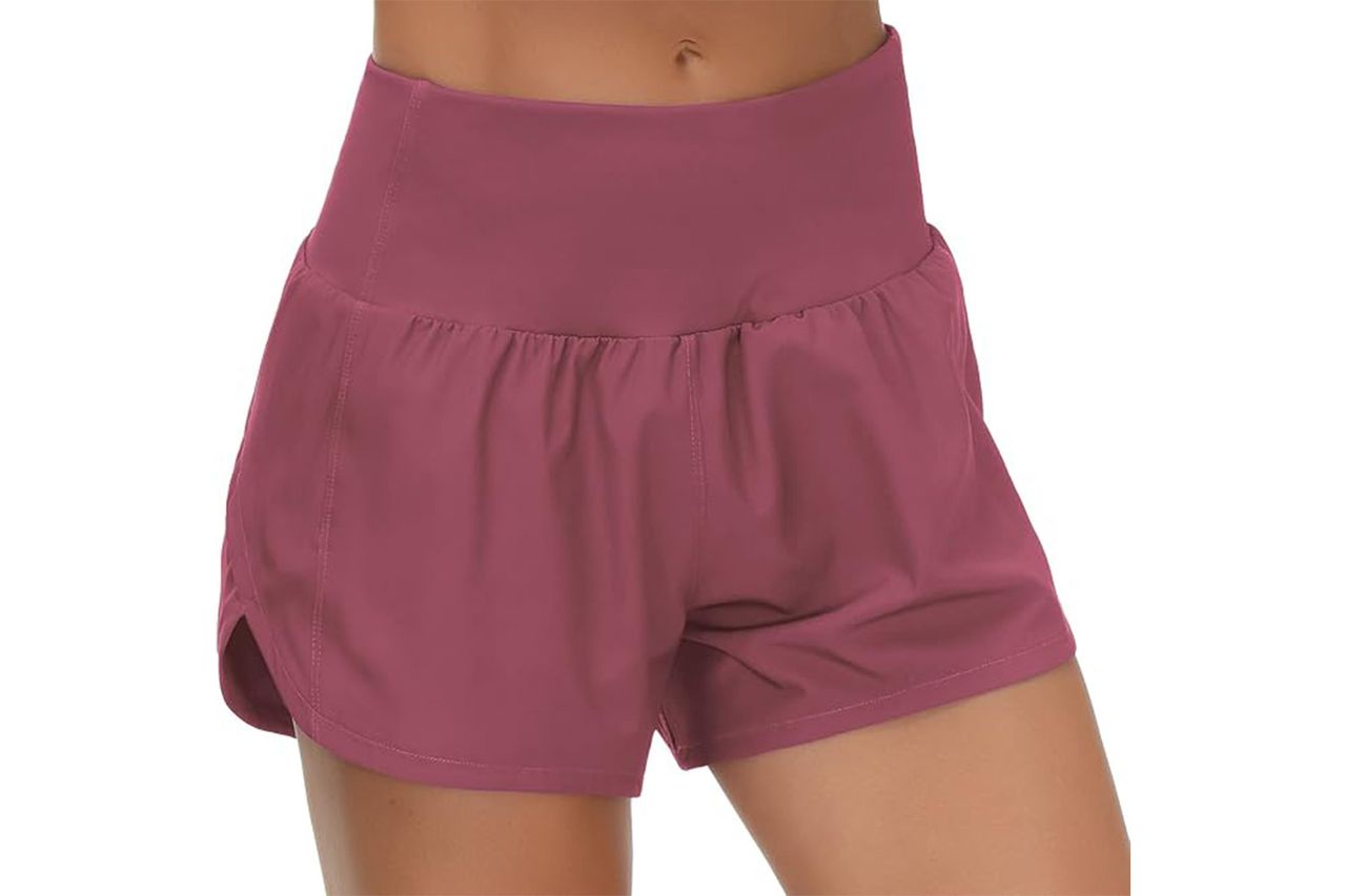 THE GYM PEOPLE High Waisted Running Shorts Credit: Amazon